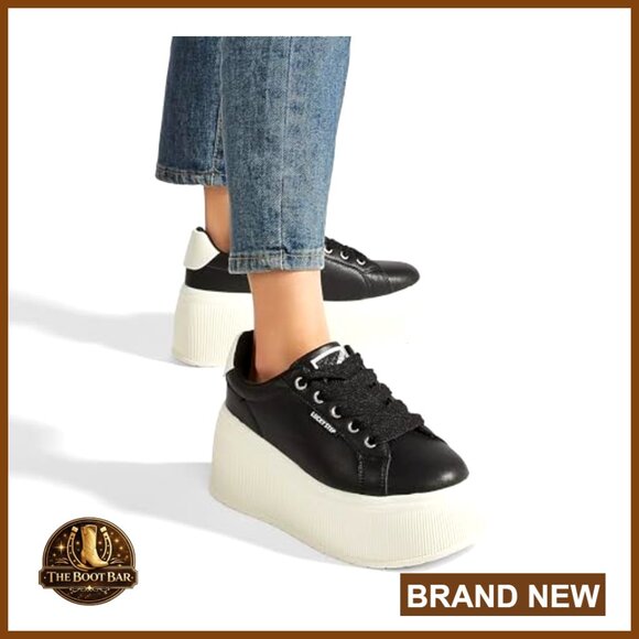 Platform Sneakers Wedge Canvas Casual Low Top Retro Walking Shoes - Picture 2 of 7